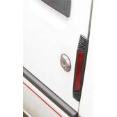 Dörrskydd 14 cm svart enstaka 2 st CARPOINT - 2237802