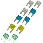 Mini fusíveis variados - x 10 CARPOINT - 1623908