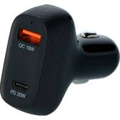  Snabb billaddare 12/24v - 20w usb-c 3.0 + 18w CARPOINT - 0517077