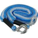 Câble de remorquage avec crochets de sécurité stretch 1,5 à 4 mètres 2000 kg TUV CARPOINT - 0178724