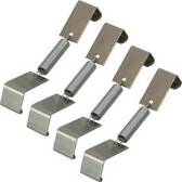 Pinces pour support plaque d'immatriculation - 4 pcs CARPOINT - 1363014