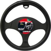 Rattkåpa i läderlook - Svart - Ø37/39 cm CARPOINT - 2510103