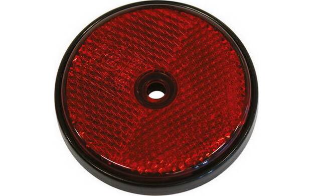 Lot de 2 catadioptres rond ø70mm rouge