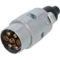 Aanhangwagenstekker 7 polig 12V metaal (bulk) CARPOINT - 0429507