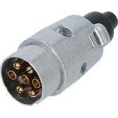 Aanhangwagenstekker 7 polig 12V metaal (bulk) CARPOINT - 0429507