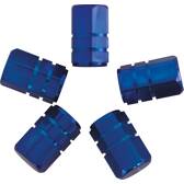 Juego de 5 tapones de válvula de pistón universales - Azul CARPOINT - 2216006