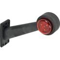 Umrissleuchte rechts/LED diagonal rot/weiß 200 mm CARPOINT - 0414025