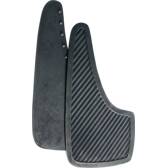 Set schwarze Gummilätzchen 32x17 cm - 2 Stück CARPOINT - 0577703
