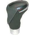 Chroom/lederen knop - Grijs/Zwart (exclusief achteruitversnellingsring) CARPOINT - 2512772