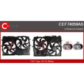 Motor elétrico, ventilador do radiador CASCO - CEF74059AS