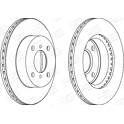 Jeu de 2 disques de frein CHAMPION - 562167CH