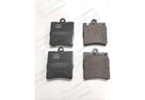 Rear brake pad set