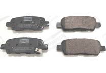 Rear brake pad set