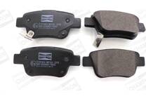 Rear brake pad set