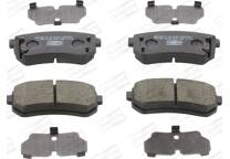 Rear brake pad set