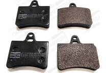 Rear brake pad set