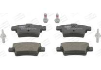 Rear brake pad set
