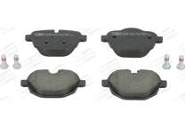 Rear brake pad set