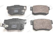 Rear brake pad set