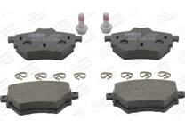 Rear brake pad set