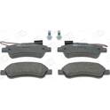 Rear brake pad set CHAMPION - 573632CH