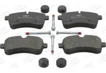 Rear brake pad set