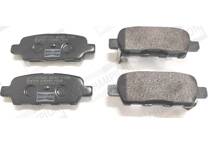 Rear brake pad set