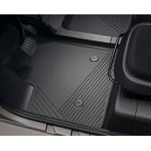2 zwarte vloermatten met grijze rand CITROËN AMI - 1668221580