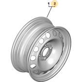 RUOTA LAMIERA CITROËN AMI - 98373645AY
