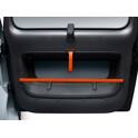 2 filets de porte noirs avec une bande orange CITROEN AMI - 1668280080