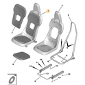 SEDILE COMPLETO CITROËN AMI - 98583881RV