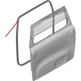 Borracha da porta CITROËN AMI - 9838252380