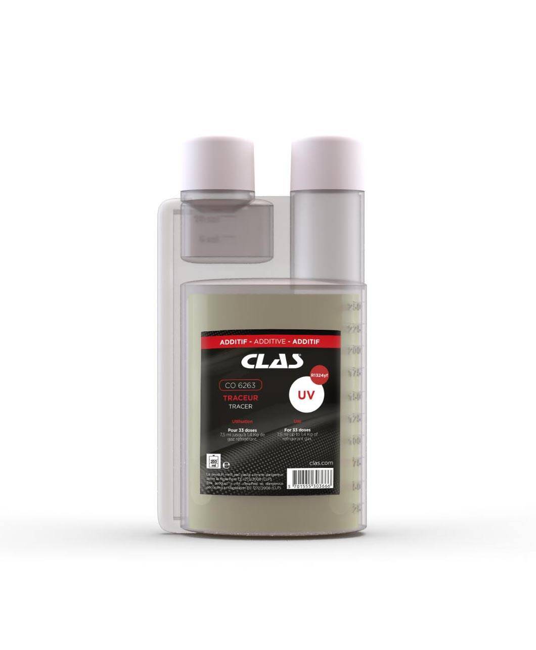 Bottle 2 caps 250ml of UV additive (PAG base) R1234yf