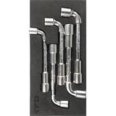 Insert clés à pipe 6 pans (5 pcs) CLAS - OS 5499