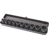 Coffret douilles choc 10-27mm 1/2" - CLAS - 10pcs CLAS - OS 3100