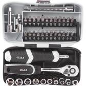 Coffret mini cliquet 1/4" + douilles + embouts (39pcs) CLAS - OS 1050