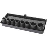 Coffret douilles choc 10-19mm 3/8" (8 pcs) CLAS - OS 3300