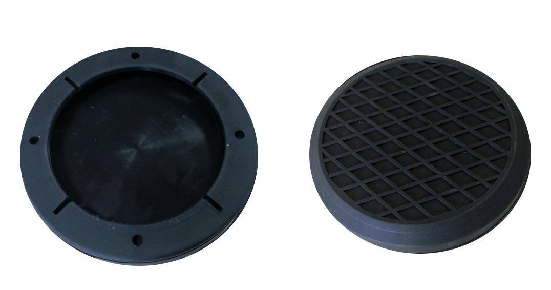 Round rubber stamp Ø123x22mm