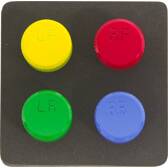 Jeu de 4 embouts purgeurs de pneus valves tpms  CLAS - OM 7090