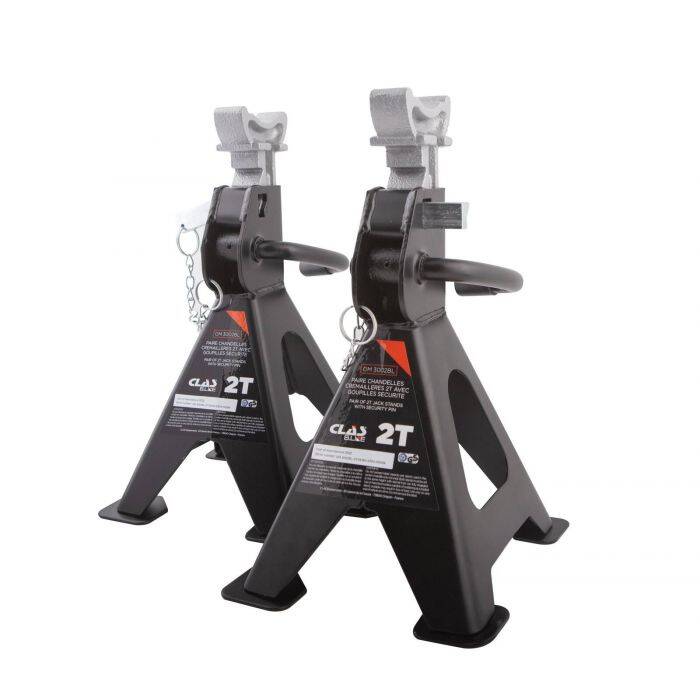 Pair of rack stands 2 T with safety pins - CLAS