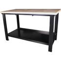 Établi métal - 1,5 m plateau bois CLAS - EG 0335