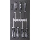 Torx schroevendraaier inzetstuk T10-40 (7 stuks) CLAS - OS 1100