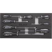  Insert 8 SVCM screwdrivers and PP+TPV bi-material handle CLAS - OS 1000