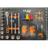 Servante 7 tiroirs + 138 outils CLAS - EG 1300BL