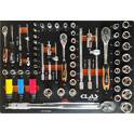 Insert douilles et cliquets (65pcs) CLAS - OS 1305BL