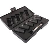 Set of helical impact sockets damaged nuts ø17-ø27mm Cr-Mo - CLAS - 5pcs CLAS - OM 0608