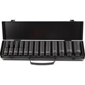 Box of long impact sockets 6 points 10-30mm 1/2" - CLAS - 13pcs CLAS - OS 3130