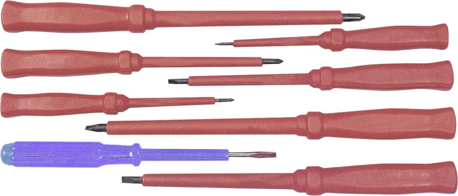 Pro screwdriver matching (x7 + tester)