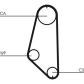 Correia de distribuição CONTITECH - CT720