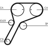 Distributieriem CONTITECH - CT1151
